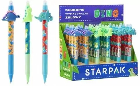 Długopis ścieralny automatyczny 0,7 Dino - tantis.pl