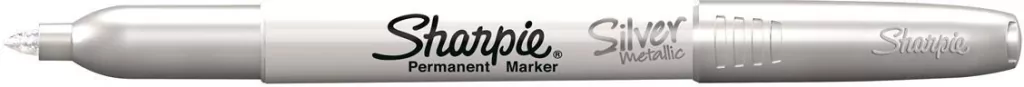 Marker Sharpie metaliczny permanentny - Srebrny - tantis.pl
