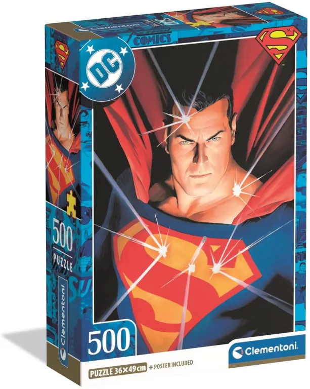 Puzzle 500 Compact DC Superman - tantis.pl