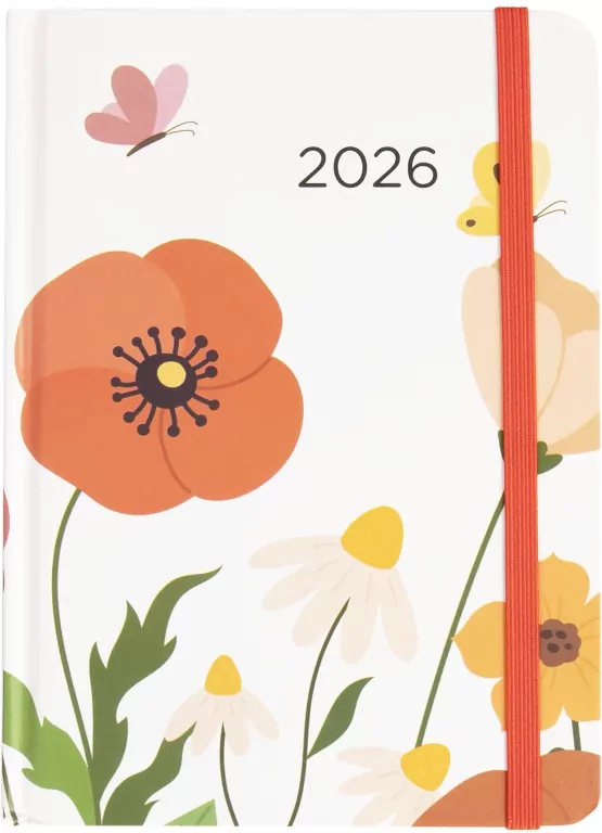 Kalendarz dzienny 2026 B6 Maki ALBI - tantis.pl