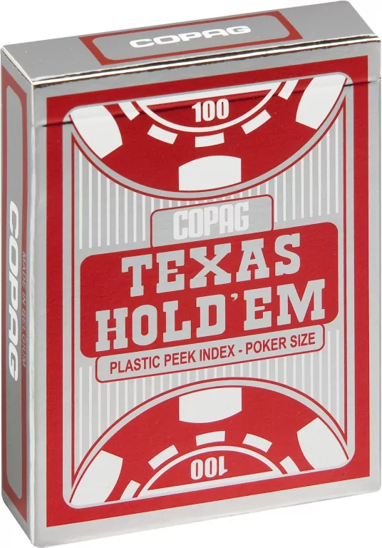 Karty do gry Texas Hold'm Poker czerwone CARTAMUND - tantis.pl