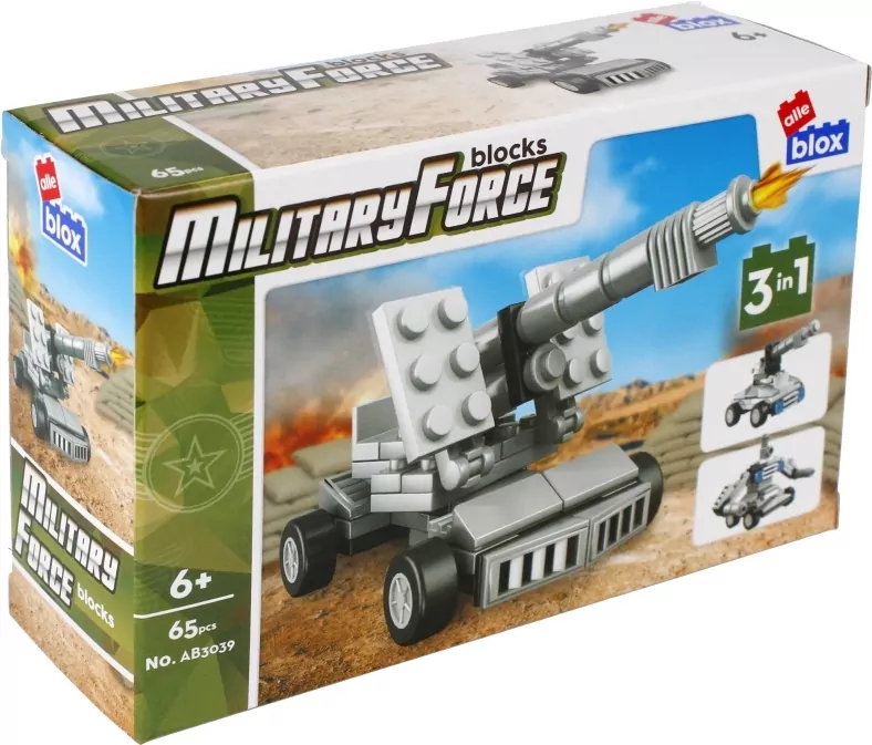 Klocki konstrukcyjne Military Force 65 Alleblox - tantis.pl