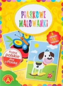 Piaskowe malowanki: Pies i Motyl - tantis.pl