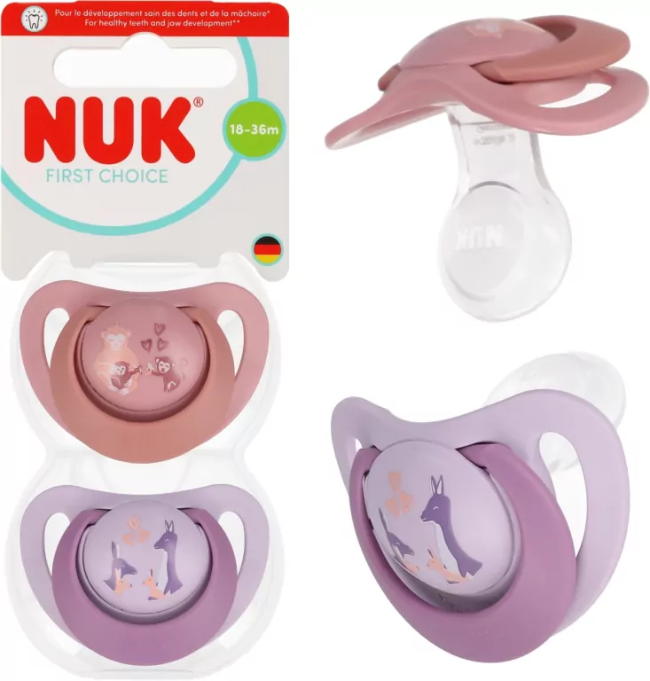NUK. First Choice. Smoczki. 18-36 miesięcy. 2 sztuki - tantis.pl