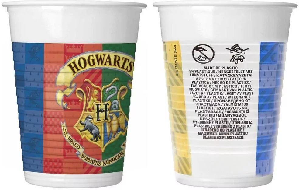 Kubeczki plastikowe Harry Potter, mix - tantis.pl