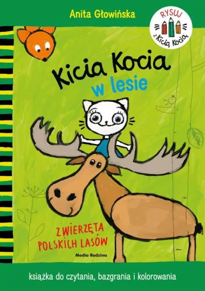 Kicia Kocia w lesie. Kolorowanka - tantis.pl