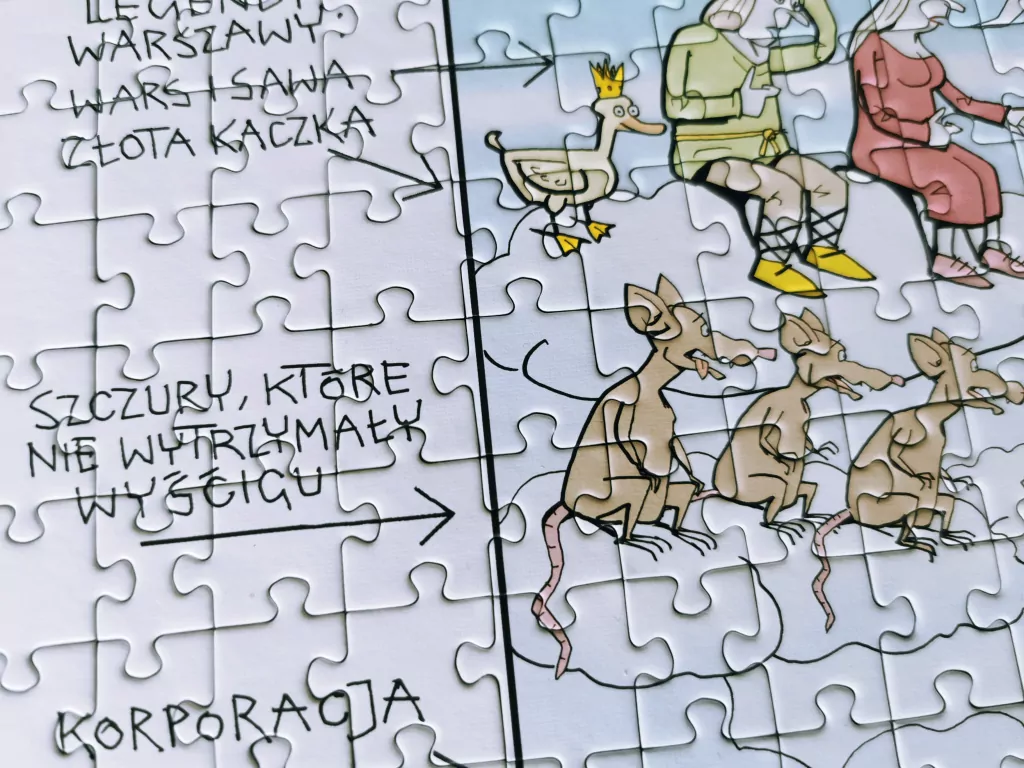 Puzzle 1000 Warszawa - tantis.pl