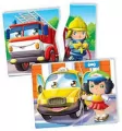Pojazdy i zawody. Uczę się bawiąc. Brum Brum Puzzle - tantis.pl