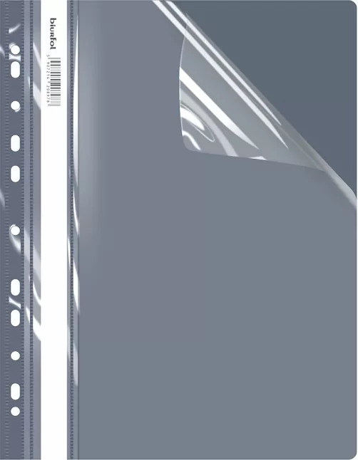 Paczka Skoroszyt A4 twardy zawieszany grafit morandi 10 sztuk - tantis.pl