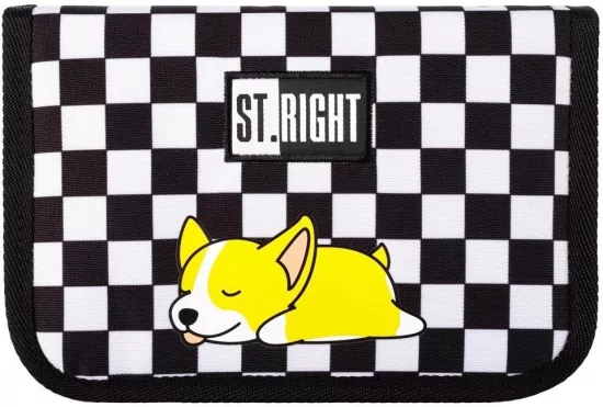 Piórnik dwuklapkowy bez wyposażenia Sleppy Corgi