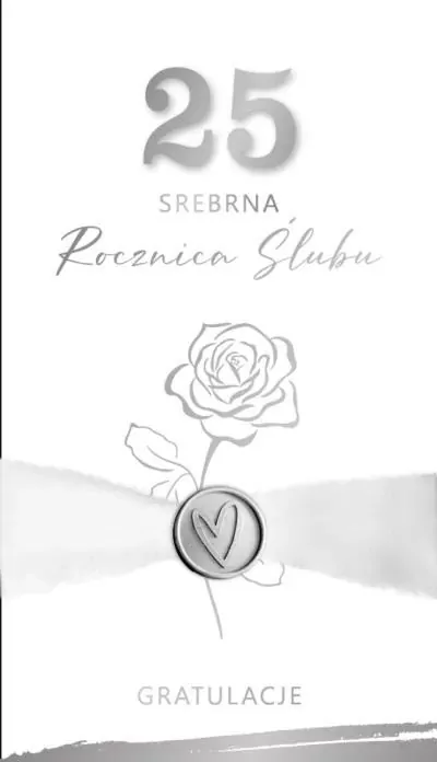 Karnet. 25 rocznica ślubu - tantis.pl