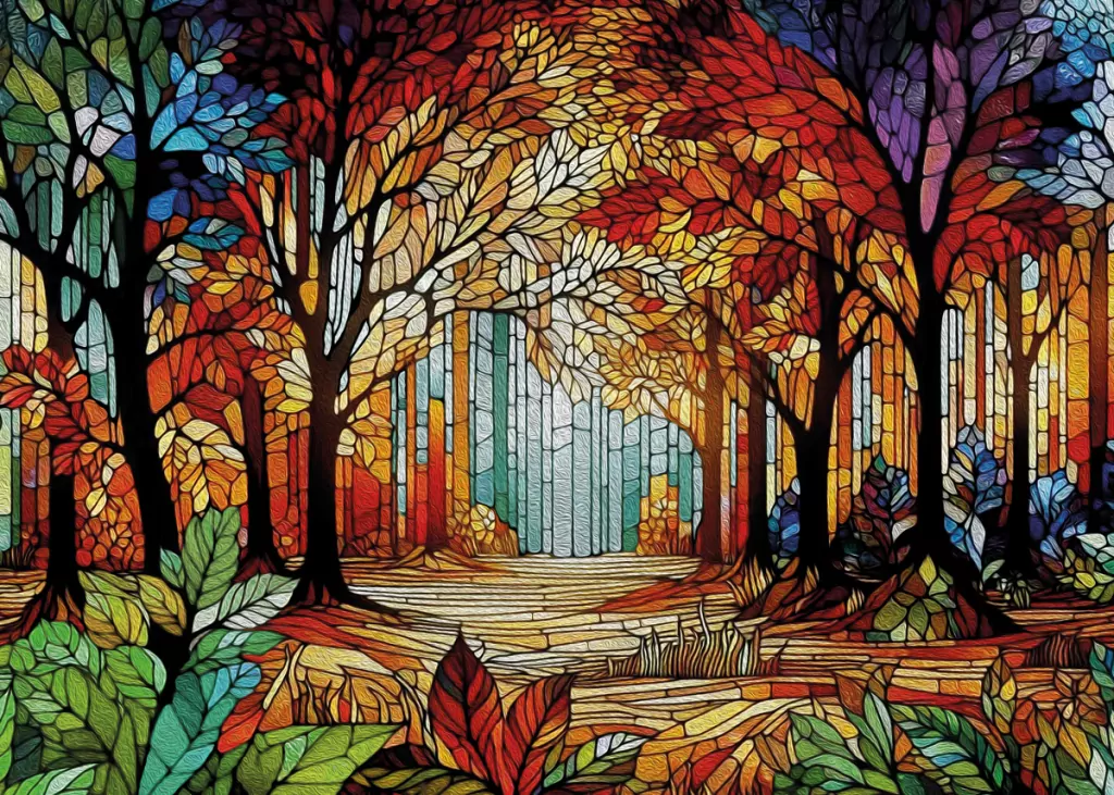 Puzzle 2000 Stained Glass 1 - tantis.pl