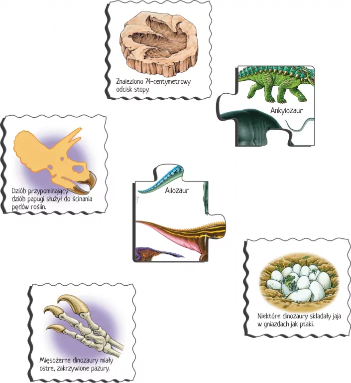 Puzzle. Fascynujące dinozaury - tantis.pl