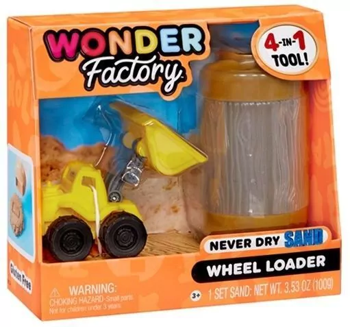 Wonder Factory Never Dry Sand - Brown + Loader - tantis.pl