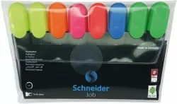 Zestaw zakreślaczy Schneider Job 1-5 mm 8 sztuk miks kolorów