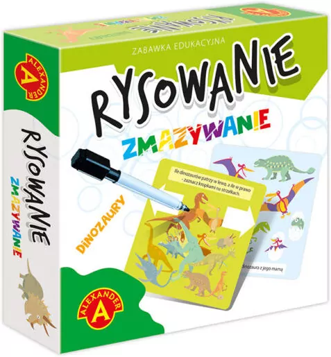 Pisanie - Zmazywanie Dinozaury - tantis.pl
