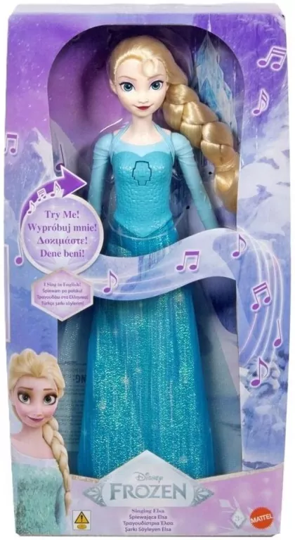 Disney Frozen Lalka Księżniczka Elsa śpiewająca - tantis.pl