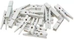 Klamerki białe 3,5cm - tantis.pl