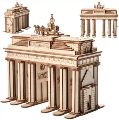 Puzzle drewniane 3D Brama Brandenburska