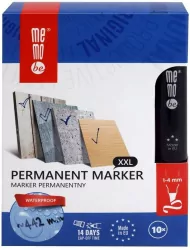 Marker permanentny 1-4mm zielony  MemoBe