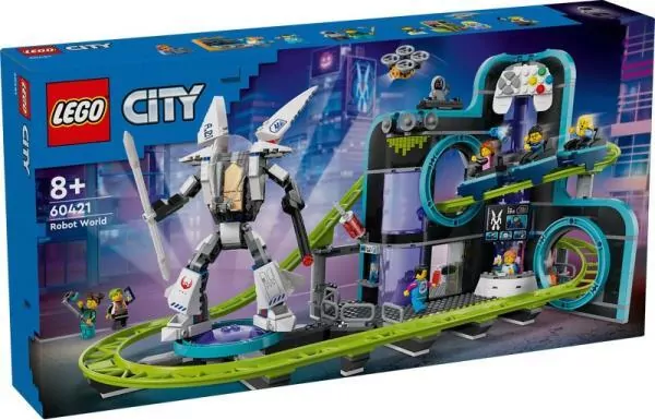 LEGO® City. Park Świat Robotów z rollercoasterem 60421 - tantis.pl