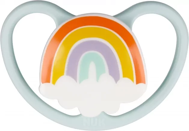 NUK. Space. Smoczki. 0-6 miesięcy. Lis i tęcza - tantis.pl