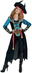 Strój dla dorosłych Morska Piratka rozm. S