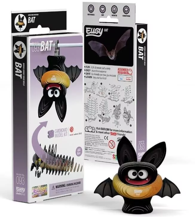 Nietoperz Eugy. Eko Układanka 3D - tantis.pl