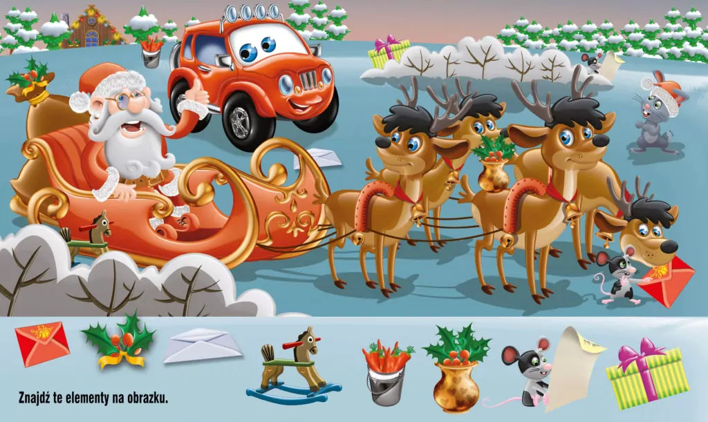 Święty Mikołaj. Samochodzik Franek - tantis.pl