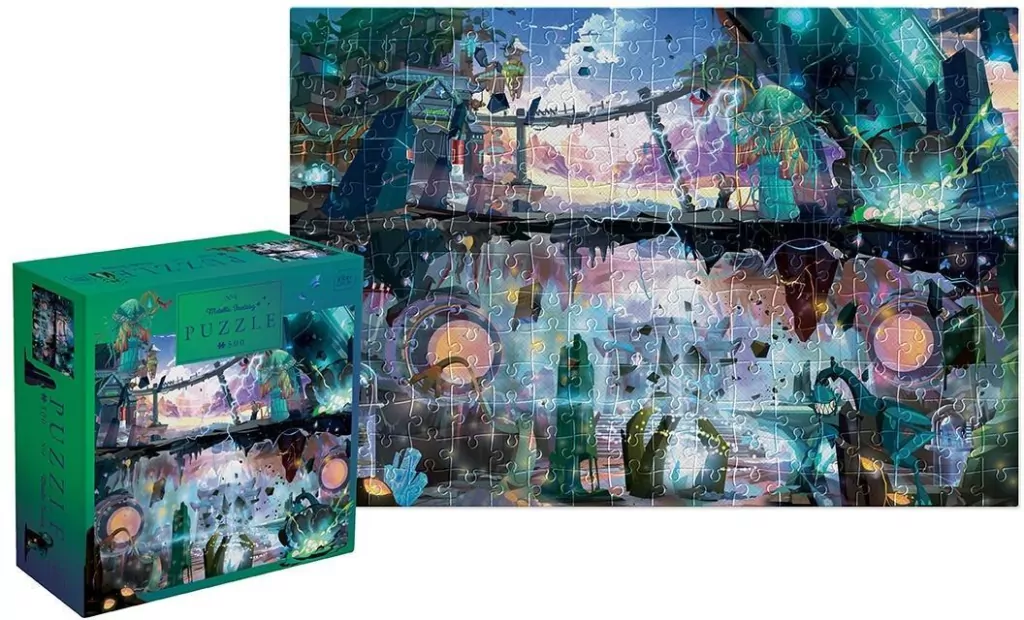 Puzzle 500 Metallic Fantasy 4 Mysterious City - tantis.pl
