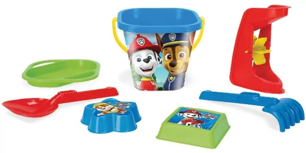 Zestaw do piasku. 7 elementów Psi Patrol - tantis.pl