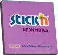 Notes samoprzylepny 76x76 mm fioletowy neon 100 sztuk - tantis.pl