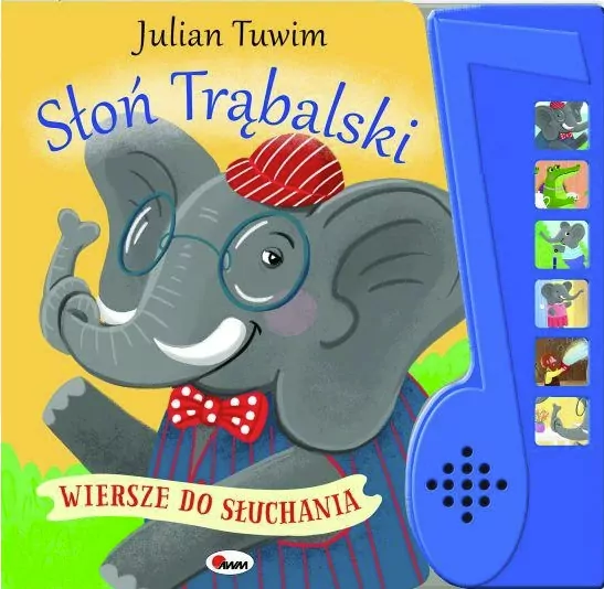 Słoń Trąbalski. Wiersze do słuchania.  Książka dźwiękowa - tantis.pl