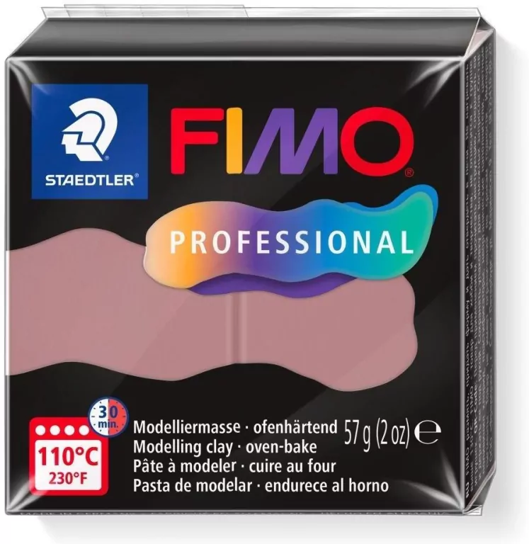 Masa termoutwardzalna Fimo 57g brudny róż - tantis.pl