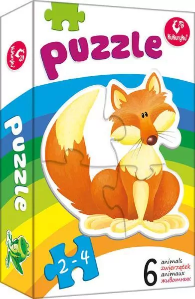 Lisek. Pierwsze puzzle, 6 elementów - tantis.pl