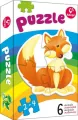 Lisek. Pierwsze puzzle, 6 elementów - tantis.pl