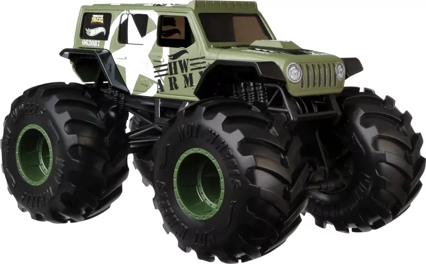 Hot Wheels Monster Trucks Pojazd 1:24 - tantis.pl