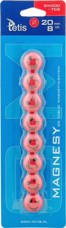 Magnesy do tablic czerwone jęz. GM300-TC8 - tantis.pl