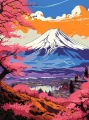 Magiczne Fuji. Malowanie po numerach 30x40cm - tantis.pl