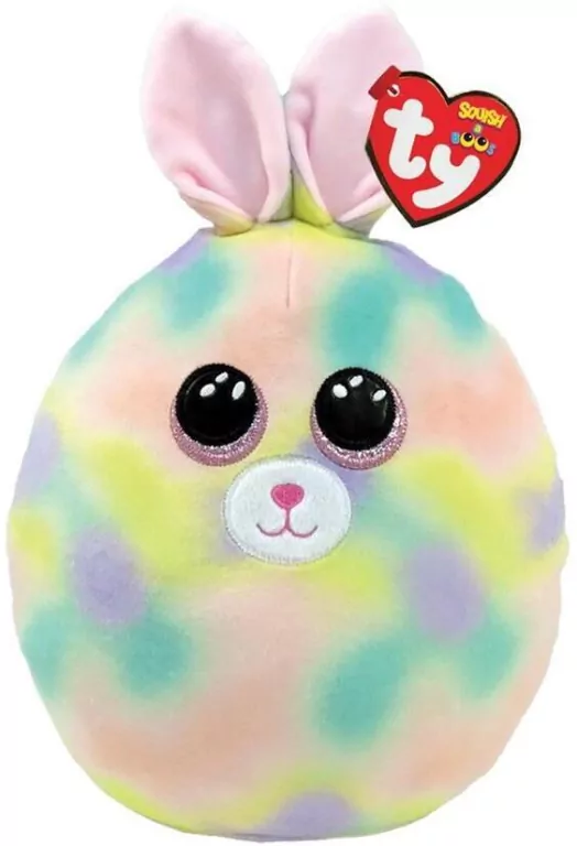 Squish-a-Boos Furry pastelowy królik 22cm - tantis.pl