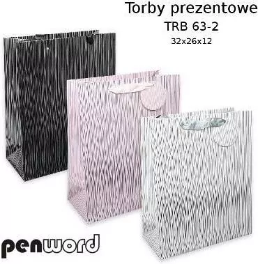 Torebka prezentowa 32x26x12cm, mix - tantis.pl