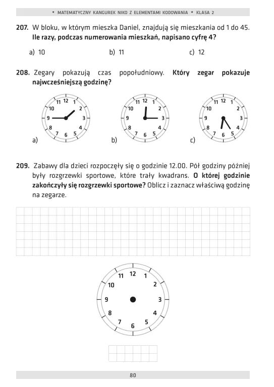 Matematyczny kangurek Niko z elementami kodowania. Klasa 2 - tantis.pl