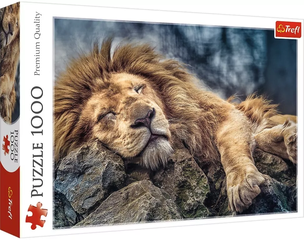 Puzzle 1000. Śpiący lew - tantis.pl