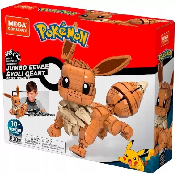 Klocki. Pokemon do zbudowania. Duży Eevee - tantis.pl