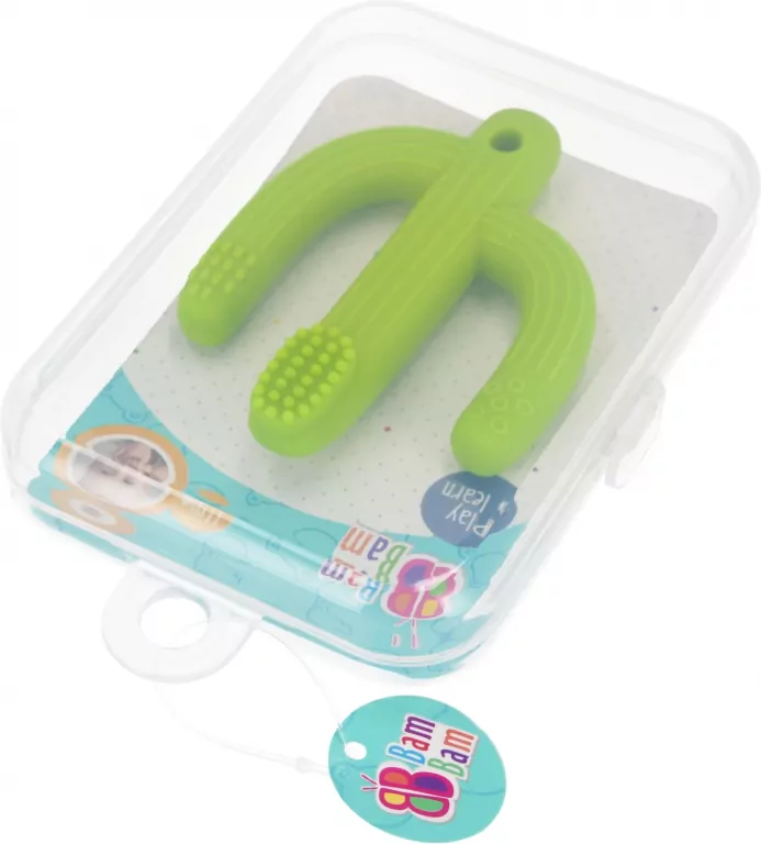 Gryzak dla dzieci szczoteczka. Kaktus - tantis.pl