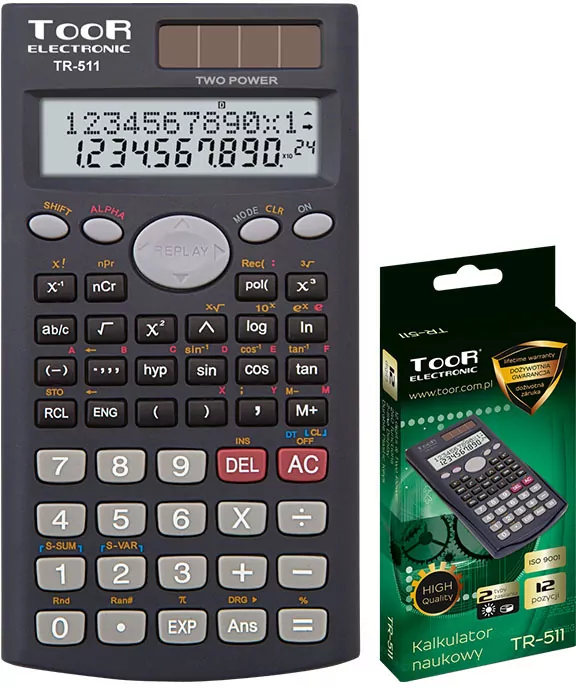 Kalkulator naukowy 12-pozycyjny - tantis.pl
