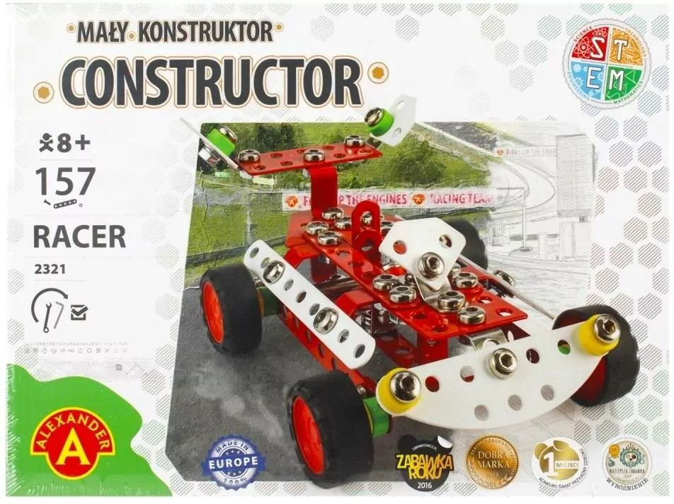 Mały Konstruktor - Racer 8+ - tantis.pl