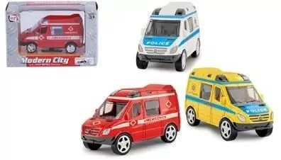 Pojazd ratunkowy metalowy z napędem MIX - tantis.pl