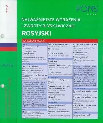 Najważniejsze wyrażenia i zwroty błyskawicznie Rosyjski - tantis.pl