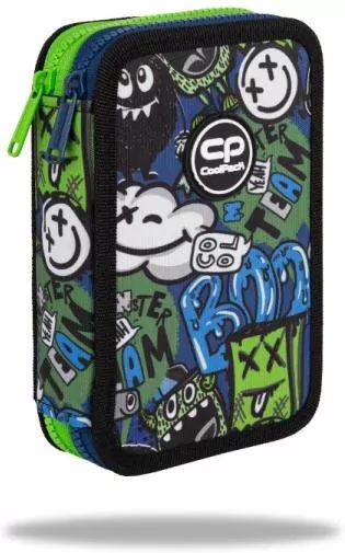 Piórnik 2-komorowy z wyposażeniem Coolpack Jumper 2 Monster Team - tantis.pl